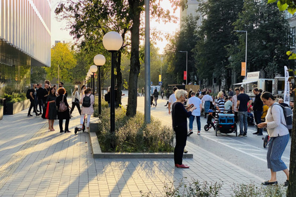 Naugarduko street - lively street after renewal, © © Saulius Žiūra, Photographer: © Saulius Žiūra