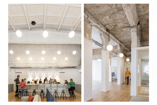 Concrete Factory conversion - Interior of offices, © Lukas Jusas, Photographer: Lukas Jusas