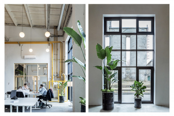 Concrete Factory conversion - Interior of offices, © Lukas Jusas, Photographer: Lukas Jusas