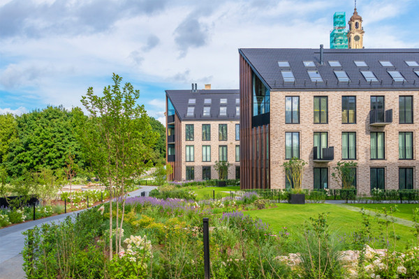 The Missionary Gardens - Modern residential architecture in context of historic oldtown and gardens, © ©Norbert Tukaj, Photographer: ©Norbert Tukaj