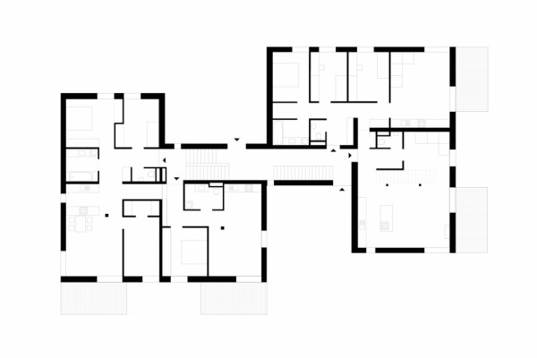 Grundriss Doppelhaus, © nonconform, Photographer: nonconform