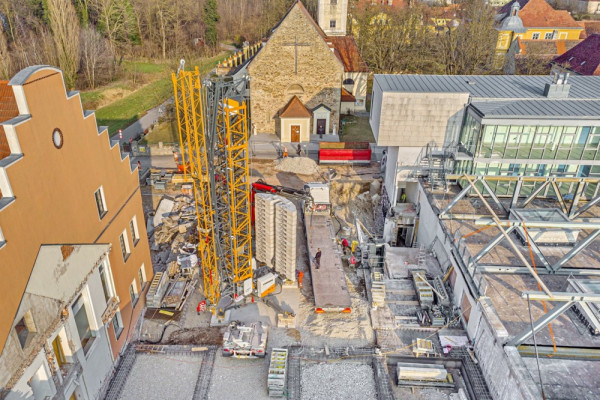 Baustelle März 2021 - Aufstockung Turnsaal.jpg, © maul-architekten, Photographer: maul-architekten