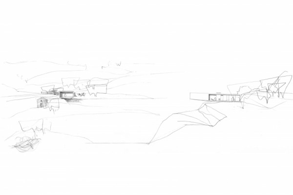 Gerês House_sketch, © CORREIA/RAGAZZI ARQUITECTOS, Photographer: CORREIA/RAGAZZI ARQUITECTOS