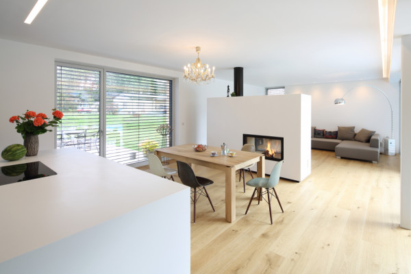 03_Dining and living areas, © architekturbox ZT GmbH, Photographer: Christian Brandstätter