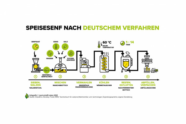 Infografik Speisesenfherstellung (c) Land schafft Leben 2021.jpg, © Land schafft Leben 2021, Photographer: Land schafft Leben 2021 Infografik Speisesenfherstellung (c) Land schafft Leben 2021.jpg, © Land schafft Leben 2021, Photographer: Land schafft Leben 2021