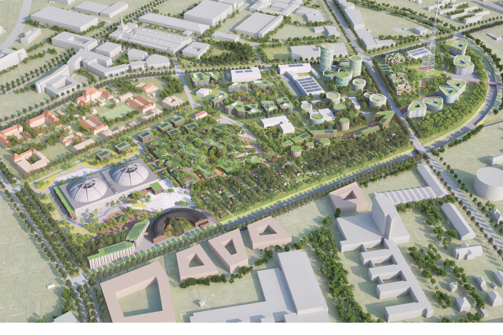 Alte Messe West Leipzig, 35 ha, Picturerights © MM.WERK, Marina Mather & YEWO Landscapes