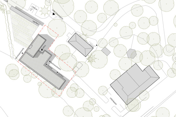 Lageplan, Picturerights © Veit Aschenbrenner Architekten