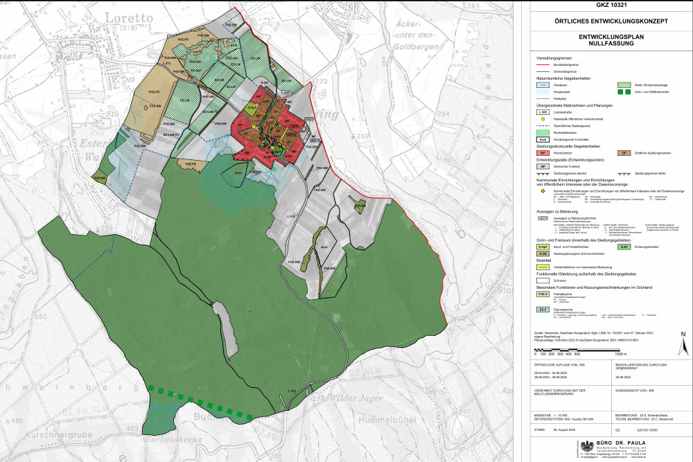 ÖEK Stotzing - Entwicklungsplan, Picturerights © Büro Dr. Paula ZT-GmbH / Gemeinde Stotzing | Picture © Planerstellung: Büro Dr. Paula ZT-GmbH