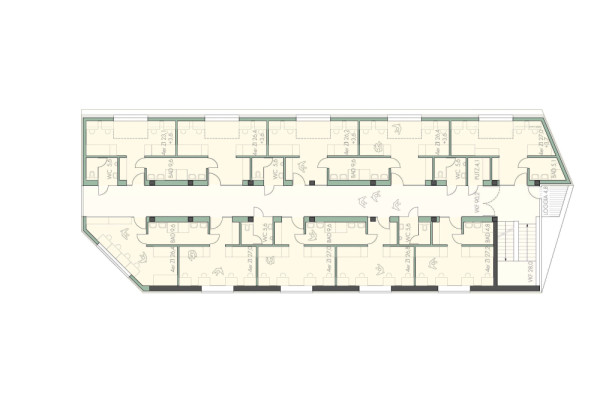03_Grundriss_OG2, Picturerights © Gyüre | Picture © VD Architekten ZT GmbH