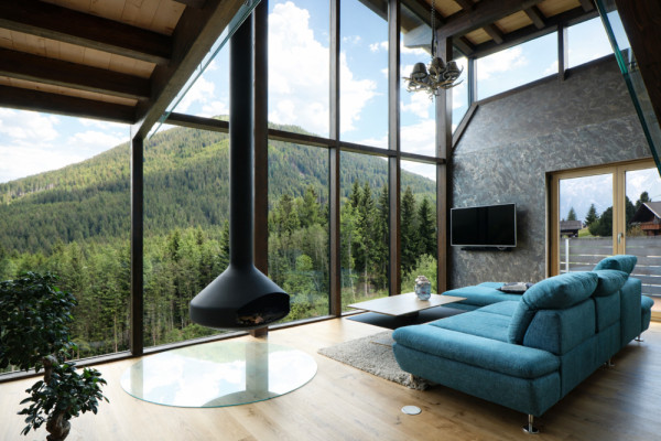 modern alpine living room retreat irmgard reiter architect osttirol, Picturerights © iR Architektur