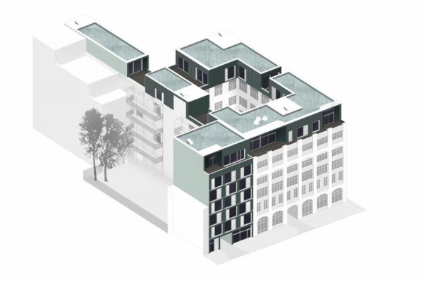 Axonometrie, Picturerights © Holzer Kobler Architekturen | Picture © Jan Bitter