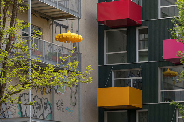 Detail Hoffassade, Picturerights © Holzer Kobler Architekturen | Picture © Jan Bitter