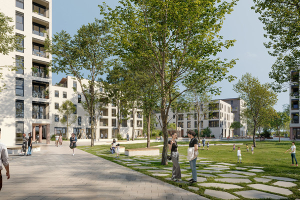 Ansicht 2, Südtiroler Quartier, Picturerights © BUWOG,  infinityeleven | Picture © Rendering