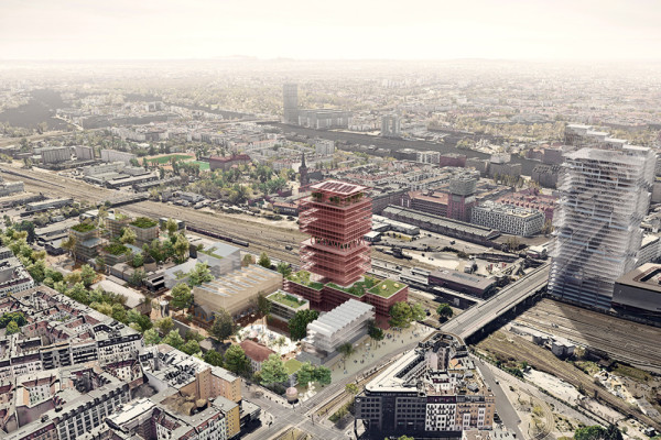 Birdview, Picturerights © Holzer Kobler Architekturen | Picture © Philipp Obkircher Birdview, Picturerights © Holzer Kobler Architekturen | Picture © Philipp Obkircher
