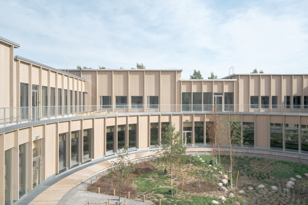 Maatulli School and Kindergarten - Terrace, Picturerights © Fors Arkitekter | Picture © Tuomas Uusheimo