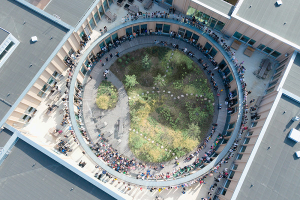 Maatulli School and Kindergarten - Courtyard, Picturerights © Fors Arkitekter | Picture © Sami Alkula