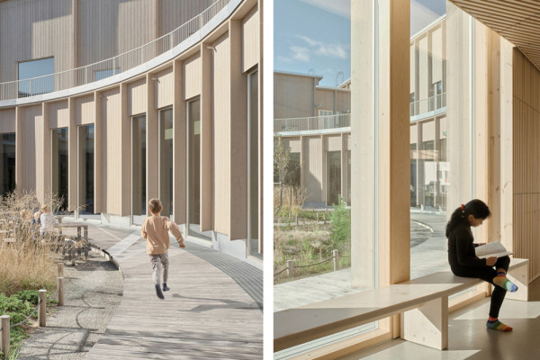 Maatulli School and Kindergarten - Courtyard and lobby, Picturerights © Fors Arkitekter | Picture © Tuomas Uusheimo
