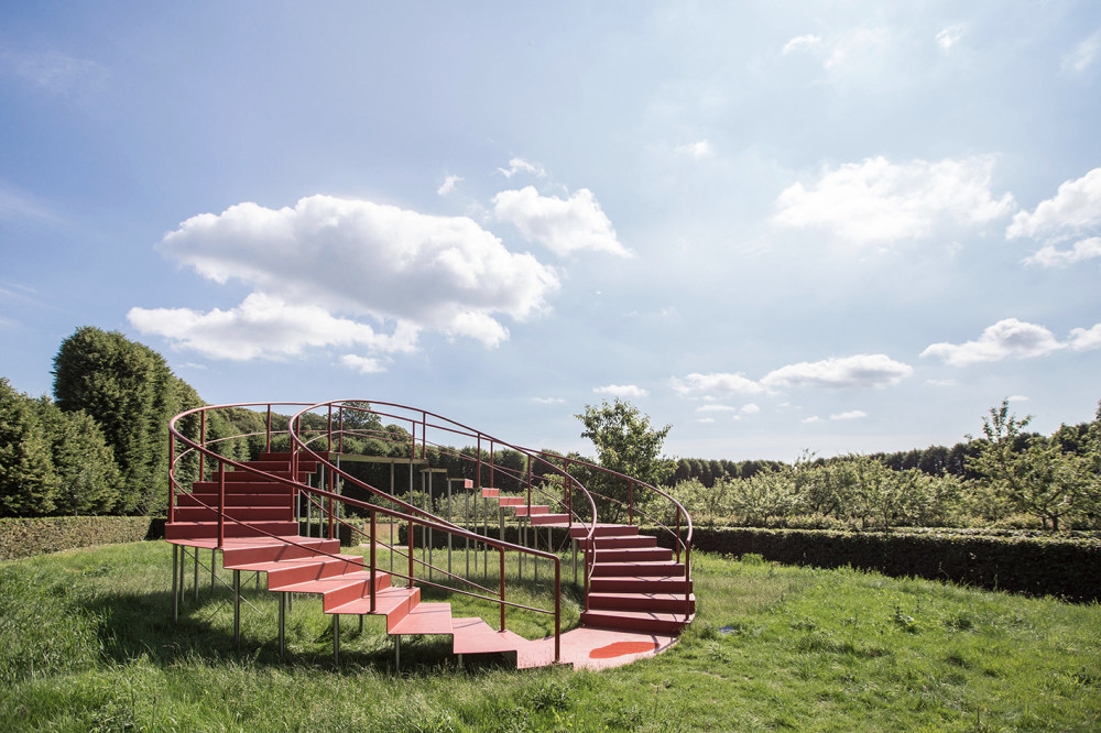 Scenery Pavilion - Continuous double stair, Picturerights © Fors Arkitekter | Picture © Astrid Maria Busse Rasmussen