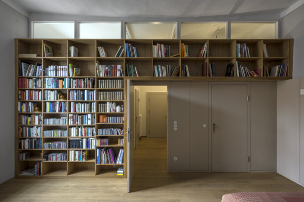 Bibliothek - Trennwand, Picturerights © Pez Hejduk Bibliothek - Trennwand, Picturerights © Pez Hejduk