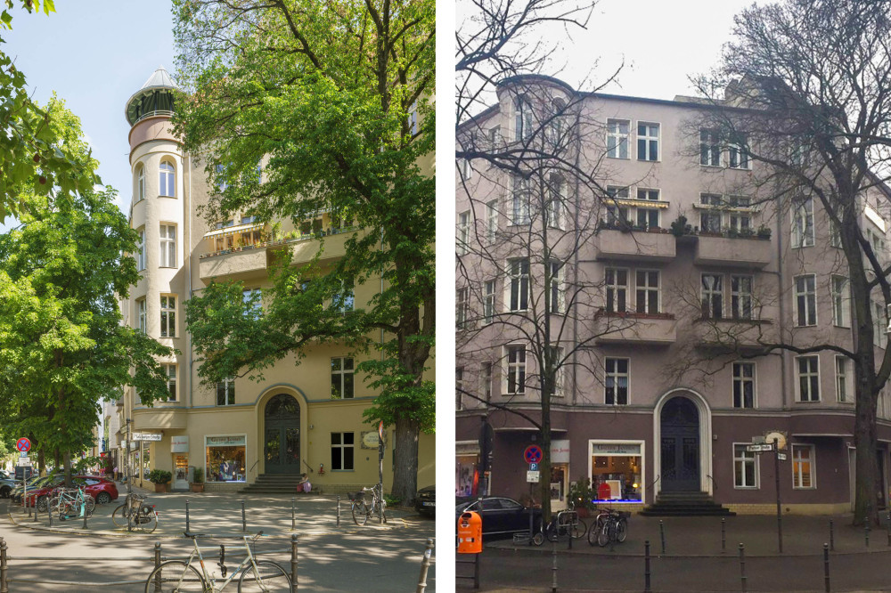 Exterior view After-Before, Picturerights © Sebastian Schels left; Kerston Anke right