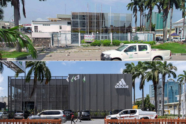 6_ADIDAS FLAGSHIP STORE_EXTERIOR BEFORE AND AFTER.jpg, Picturerights © Oshinowo Studio | Picture © Tolulope Sanusi 6_ADIDAS FLAGSHIP STORE_EXTERIOR BEFORE AND AFTER.jpg, Picturerights © Oshinowo Studio | Picture © Tolulope Sanusi