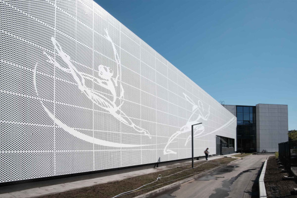 Sports block facade, Picturerights © Denys Kyrii-Fedosenko Sports block facade, Picturerights © Denys Kyrii-Fedosenko