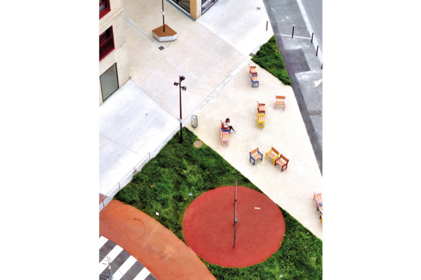 Lise Meitner Square – Crossing of paths., Picturerights © STAR strategies + architecture Lise Meitner Square – Crossing of paths., Picturerights © STAR strategies + architecture