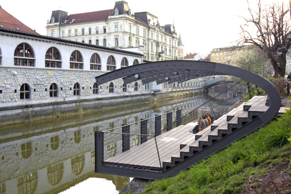 The water pavilion on The Petkovšek embankment, Picturerights © Breda Bizjak | Picture © Jernej Valenčič The water pavilion on The Petkovšek embankment, Picturerights © Breda Bizjak | Picture © Jernej Valenčič