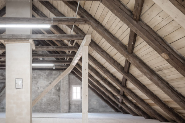 Attic with reinforced wooden structure, Picturerights © Rainer Taepper Attic with reinforced wooden structure, Picturerights © Rainer Taepper