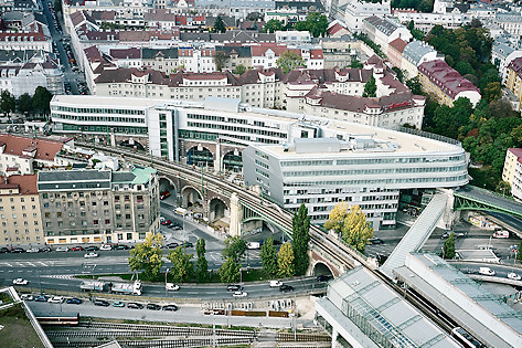 Skyline Spittelau aerial, Picturerights © Architekten Tillner& Willinger | Picture © Redl Luftbild Skyline Spittelau aerial, Picturerights © Architekten Tillner& Willinger | Picture © Redl Luftbild
