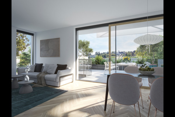 Living and Dining Area, Picturerights © roh Architekten ZT GmbH | Picture © JAMJAM – C. Schön GmbH Living and Dining Area, Picturerights © roh Architekten ZT GmbH | Picture © JAMJAM – C. Schön GmbH