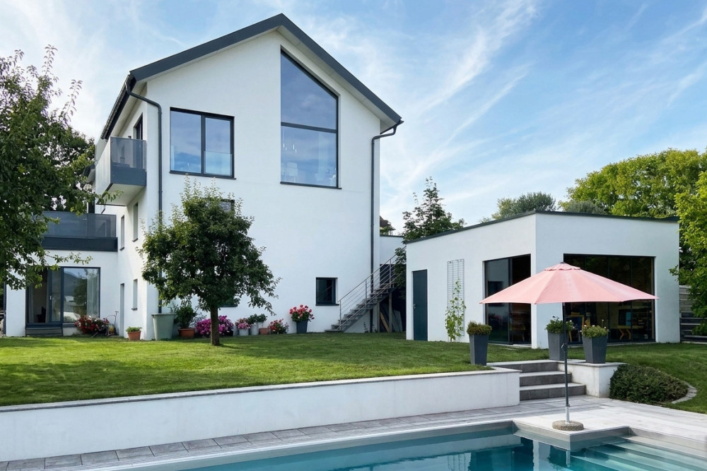 HOUSE V | Exterior view, garden side, Picturerights © MO | Picture © Olivia Wieser