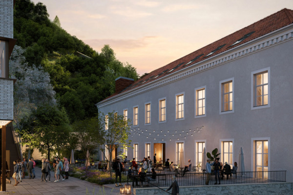 Europacampus Hainburg Gastronomie, Picturerights © Olivia Stein Architektur ZT GmbH | Picture © Dualstudio Ltd. Europacampus Hainburg Gastronomie, Picturerights © Olivia Stein Architektur ZT GmbH | Picture © Dualstudio Ltd.