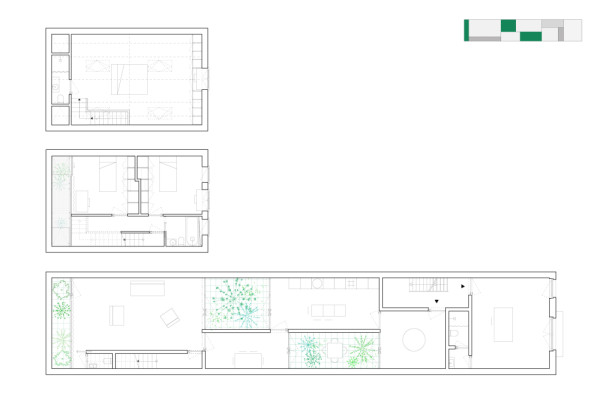 Plan +1, +2, +3_House with three Courtyards_Riham El Moazen.jpg, Picturerights © Riham El Moazen Plan +1, +2, +3_House with three Courtyards_Riham El Moazen.jpg, Picturerights © Riham El Moazen