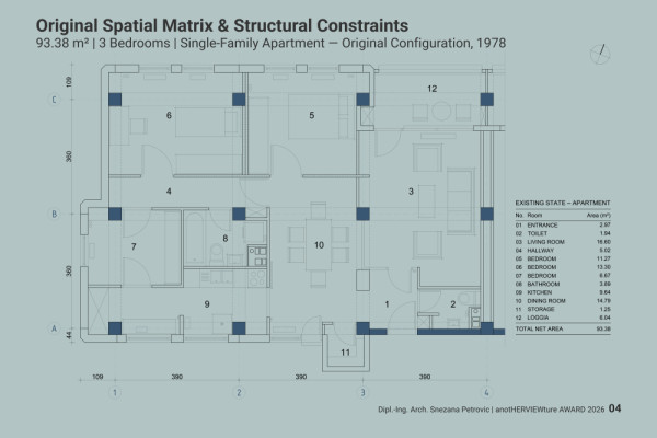 04 _ Original Spatial Matrix & Structural Constraints.JPG, Picturerights © Dipl.-Ing. Arch. Snezana Petrovic 04 _ Original Spatial Matrix & Structural Constraints.JPG, Picturerights © Dipl.-Ing. Arch. Snezana Petrovic
